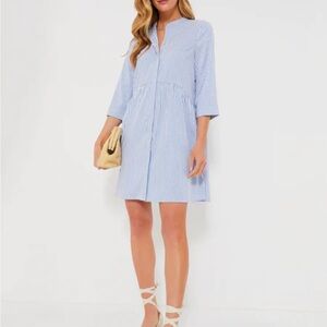 Tuckernuck - Blue Stripe Royal Shirt Dress Size XS